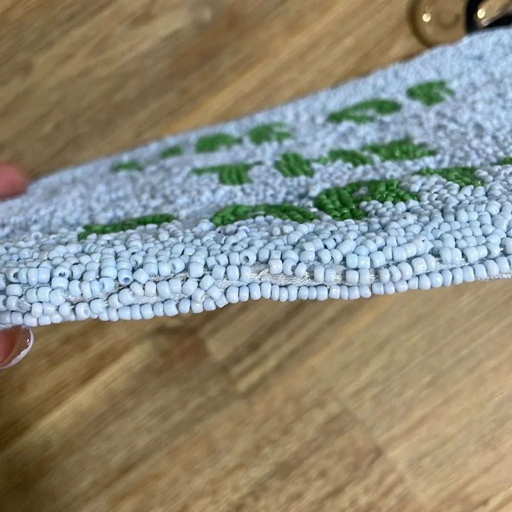 ♠️ kate spade new york x Target- Life of the Party Beaded Clutch Blue/Gr…